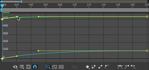 graph editor drag first keyframes