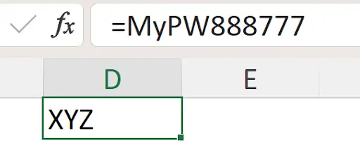 Excel password prompt dialog for worksheet or workbook protection