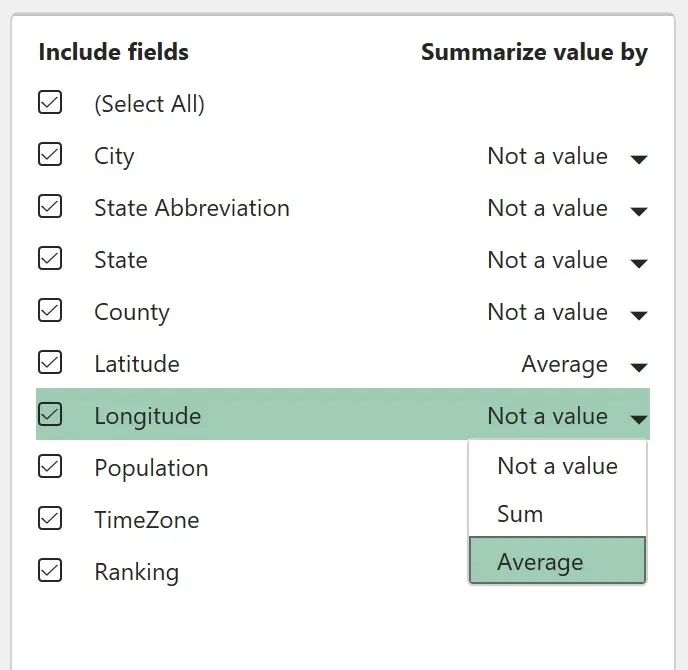 Fix Excel s Perceptions of Your Fields Values