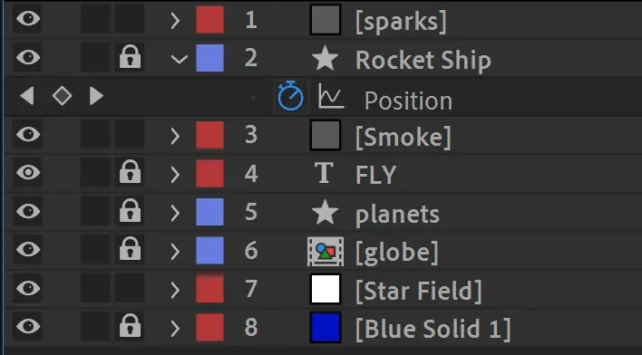 After Effects particle emitter settings - step 12