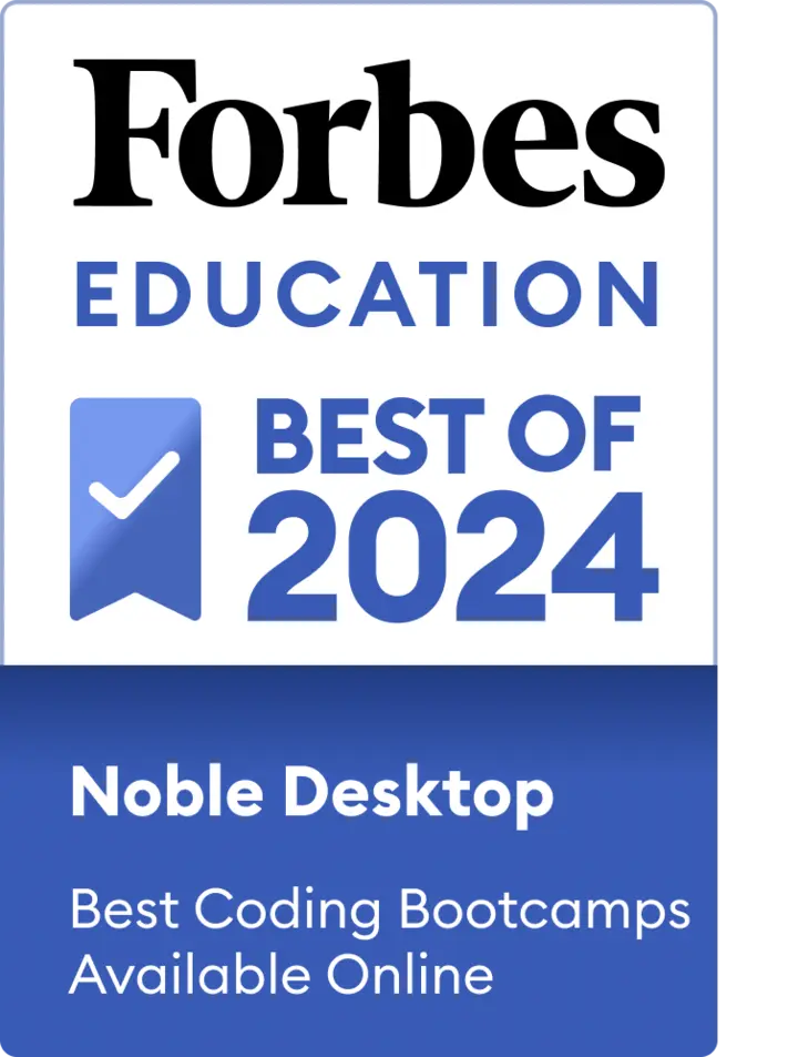 Noble Desktop featured in Forbes list of best coding bootcamps for 2024