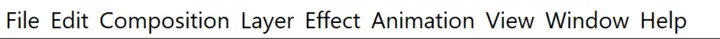After Effects composition preview window showing animation at current frame