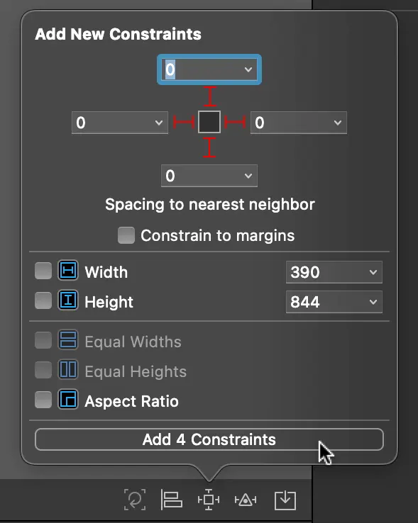 map add constraints