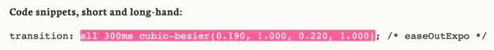 copy easing value