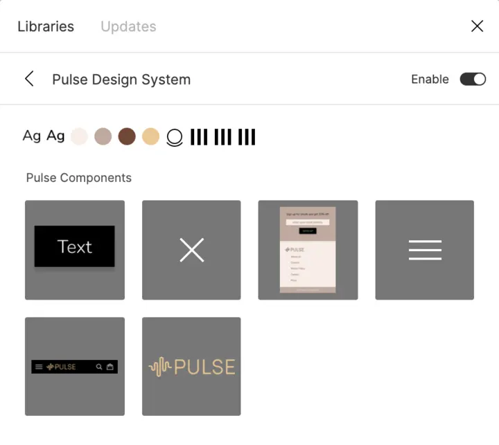 preview libraries