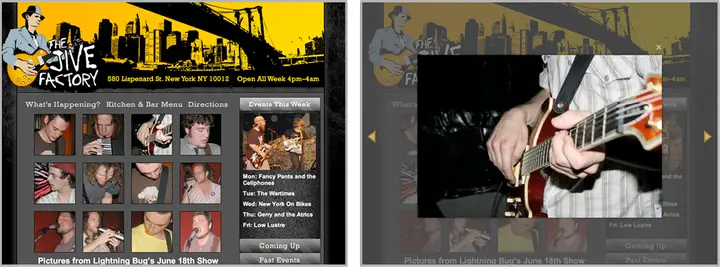 jQuery lightbox example