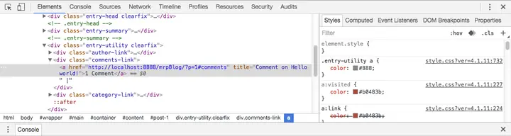 developer tools