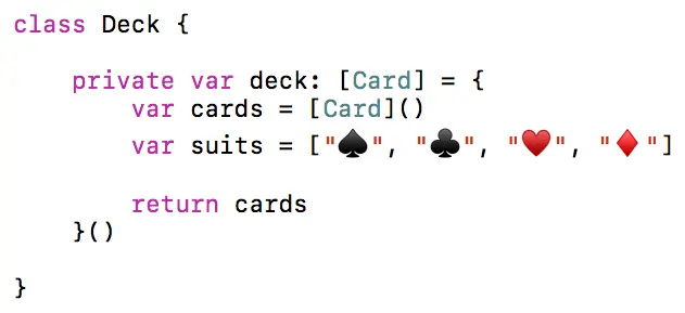 suit characters code