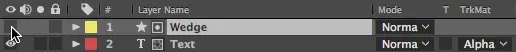 turn off matte layer visibility