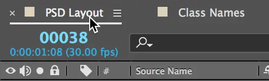switch to main composition