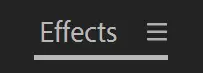 Premiere Pro Effects panel showing search results for the Circle effect