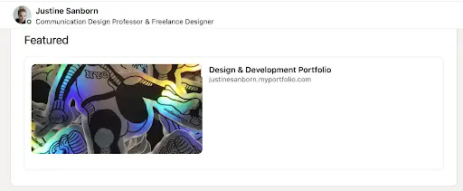 Portfolio and networking integration - step 14