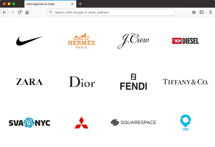 preview grid align order