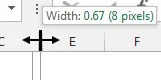 Excel3 in Hide Show Rows Columns