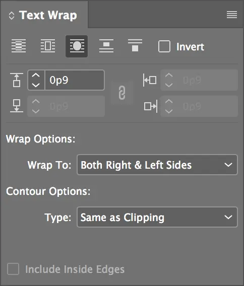 text wrap lightbulb