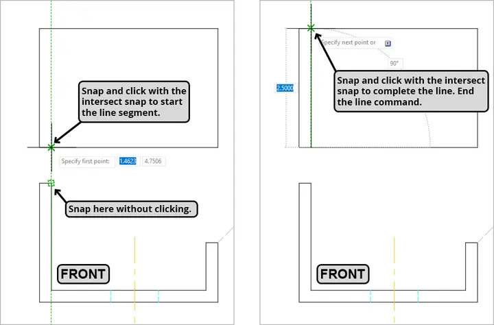 object snap tracking 10 and 9