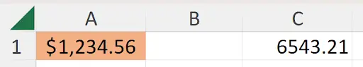 Formatting Cells In Excel example showing suppose i want to use the same formatting you see in cell a1