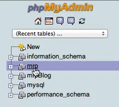 upload selectDatabase
