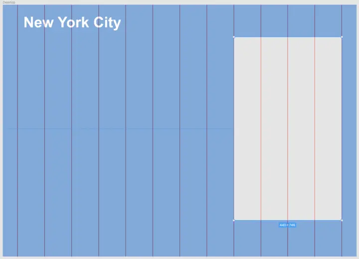nyc draw sidebar rectangle