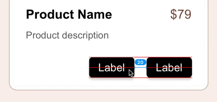 smart layout secondary button position