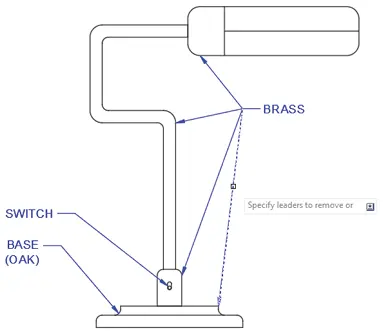 multileader remove brass