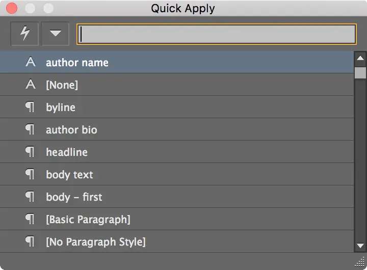 quick apply