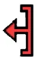 right red bracket