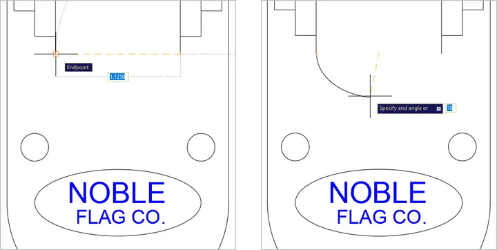 ellipse elliptical arc1 and 2
