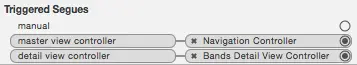 split view triggered segues