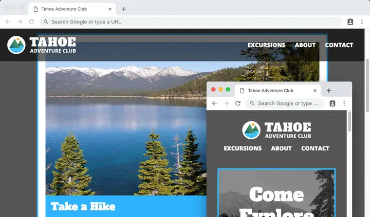 preview fixed navbar
