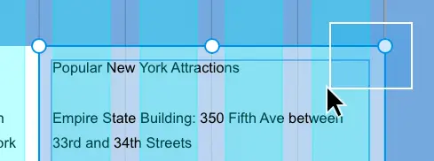 nyc sidebar drag selection