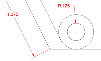 dimension radius tool