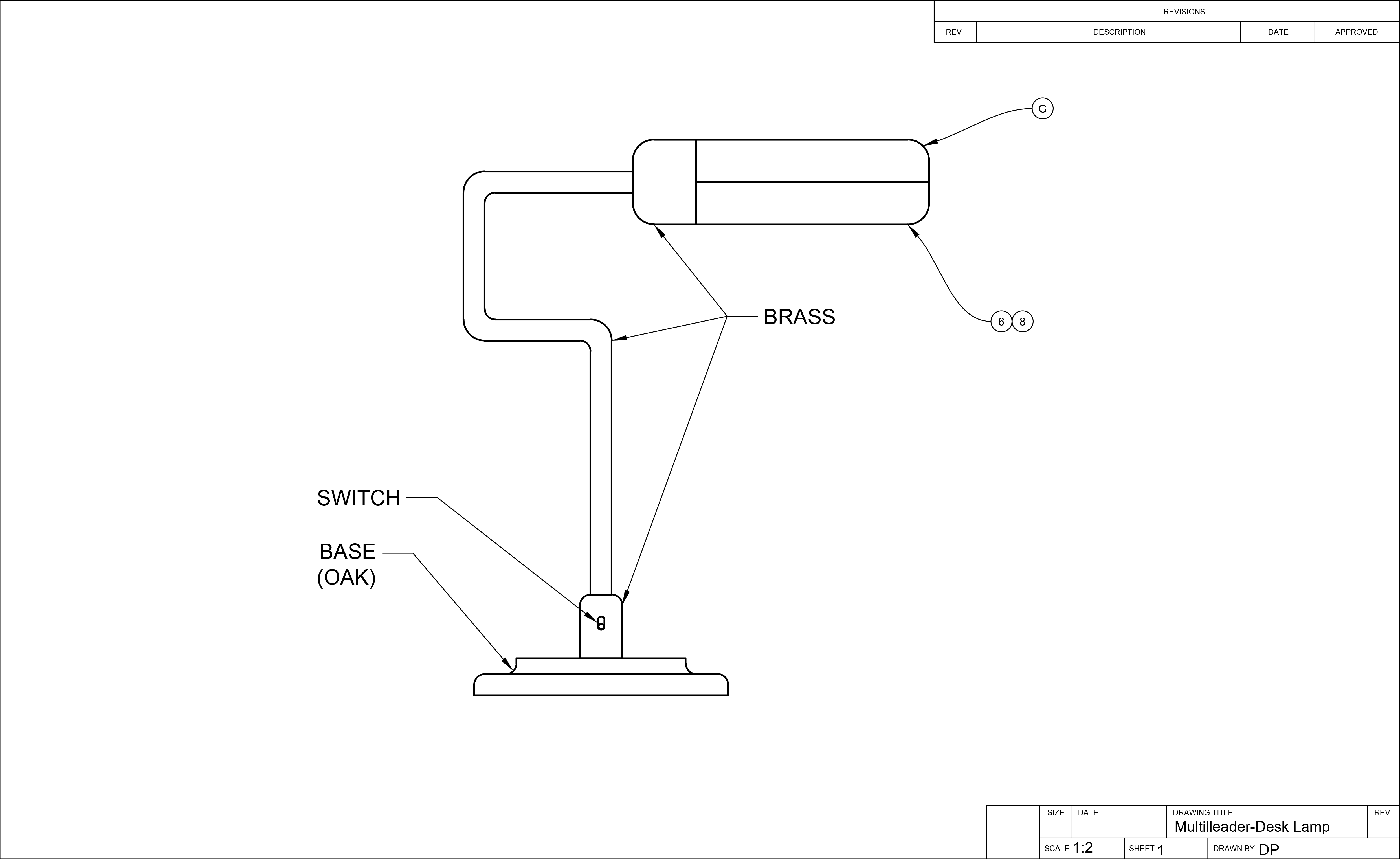 ex preview multilleader desk lamp