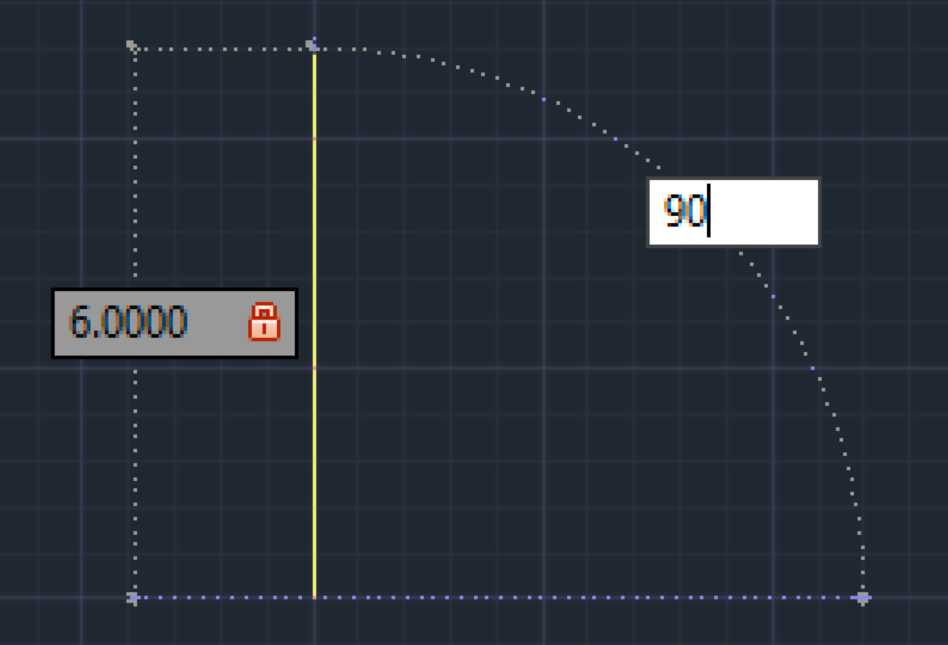 first line segment