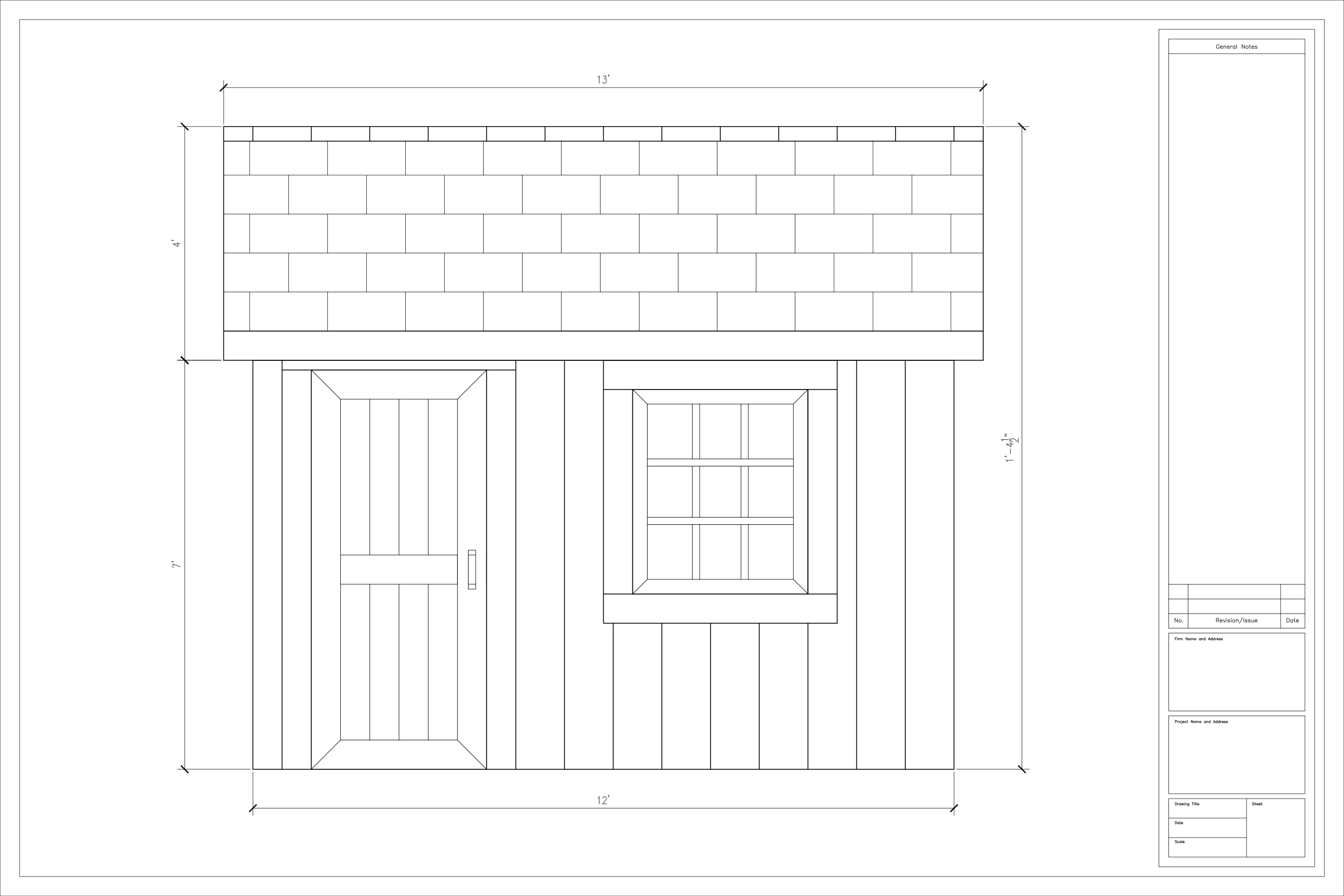 layers architectural finished d size