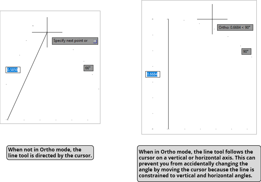 ortho nonortho mode line tool