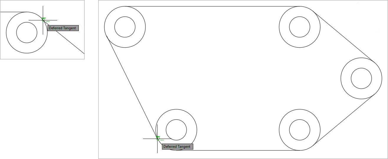 snap tangent draw line