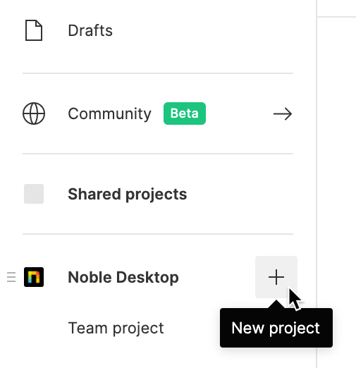 new team project