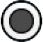 black dot circle