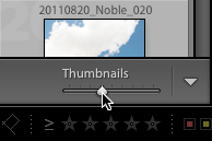 thumbnails slider