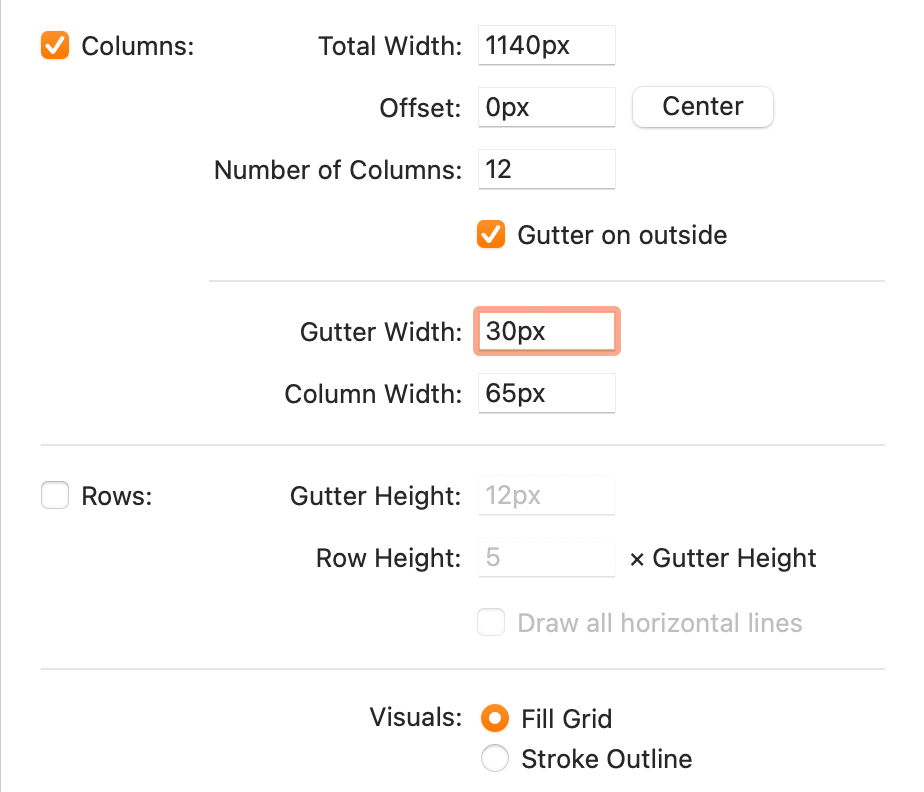 bootstrap4 desktop grid settings