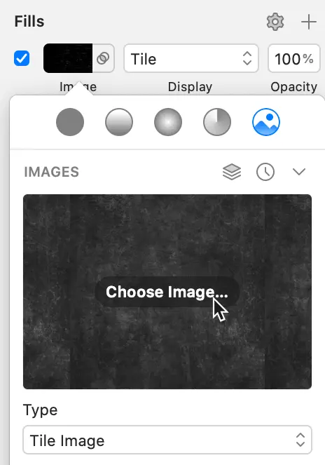 pattern fill choose image