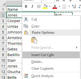 Excel name separation formula - step 12