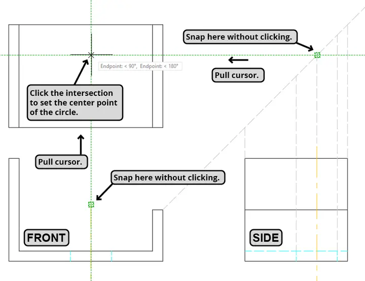 object snap tracking 15