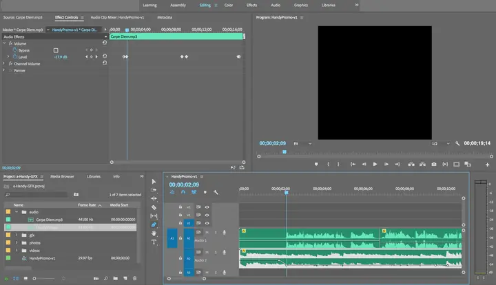 ex prev handy audio