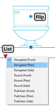 toilet flip and list