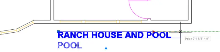 text style ranch house large text