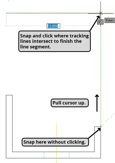object snap tracking 3