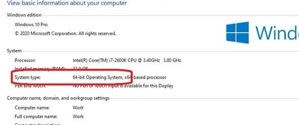 Or 64 bit OS