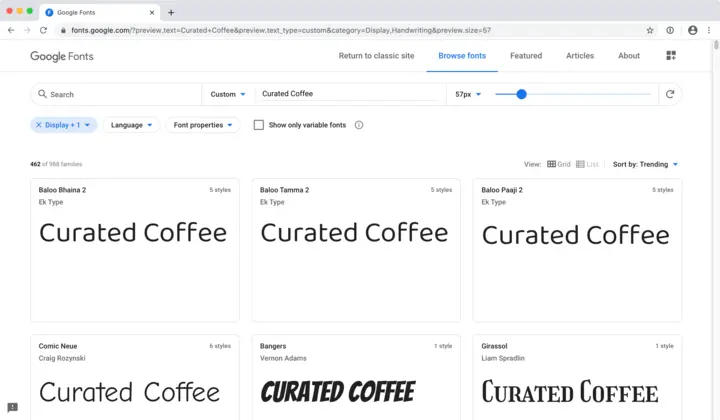 preview fun with fonts